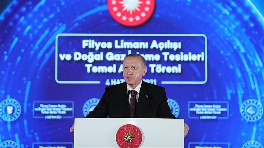 أردوغان يعلن اكتشاف 135 مليار متر مكعب من الغاز بالبحر الأسود
